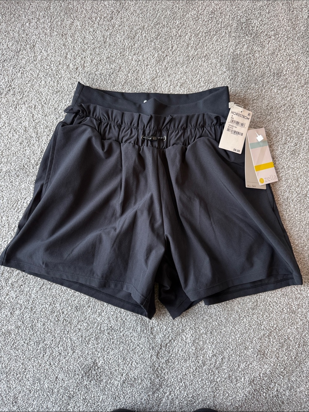 Zella Shirred Up Shorts